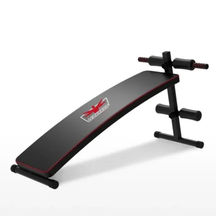 Banc abdominal abdominal à abdominaux incurvé réglable et peu encombrant multifonction Tengu