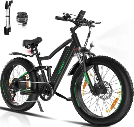 HITWAY Vélo Électrique 26"*4-0 Fat Bike