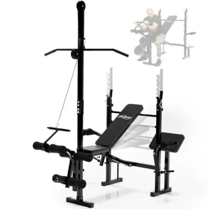 Physionics® Banc de Musculation Complet - Extension Jambe